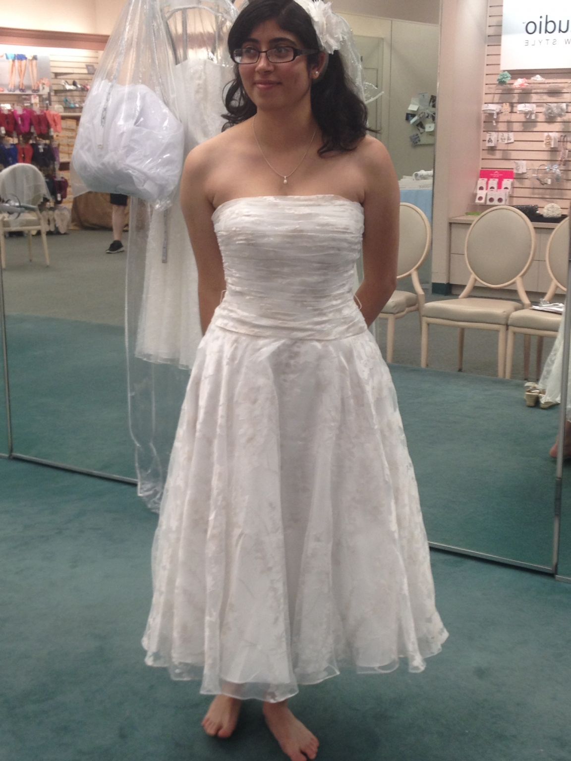 David's bridal floral dress store