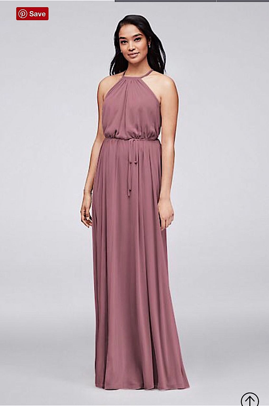 david s bridal halter bridesmaid dress