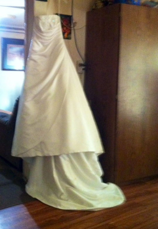 David's Bridal St. Tropez V8175