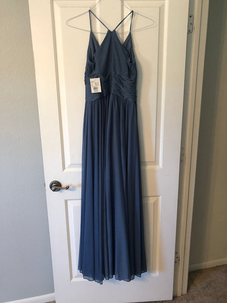 Davids bridal bridesmaid steel on sale blue