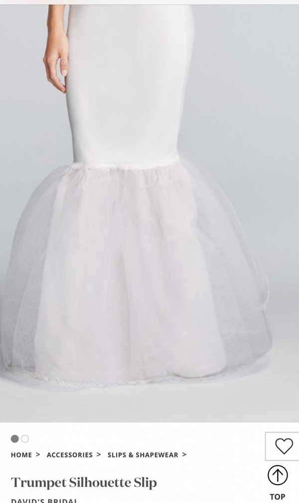 David's Bridal Corset Bodice Mermaid Lace Wedding Dress – Nearly