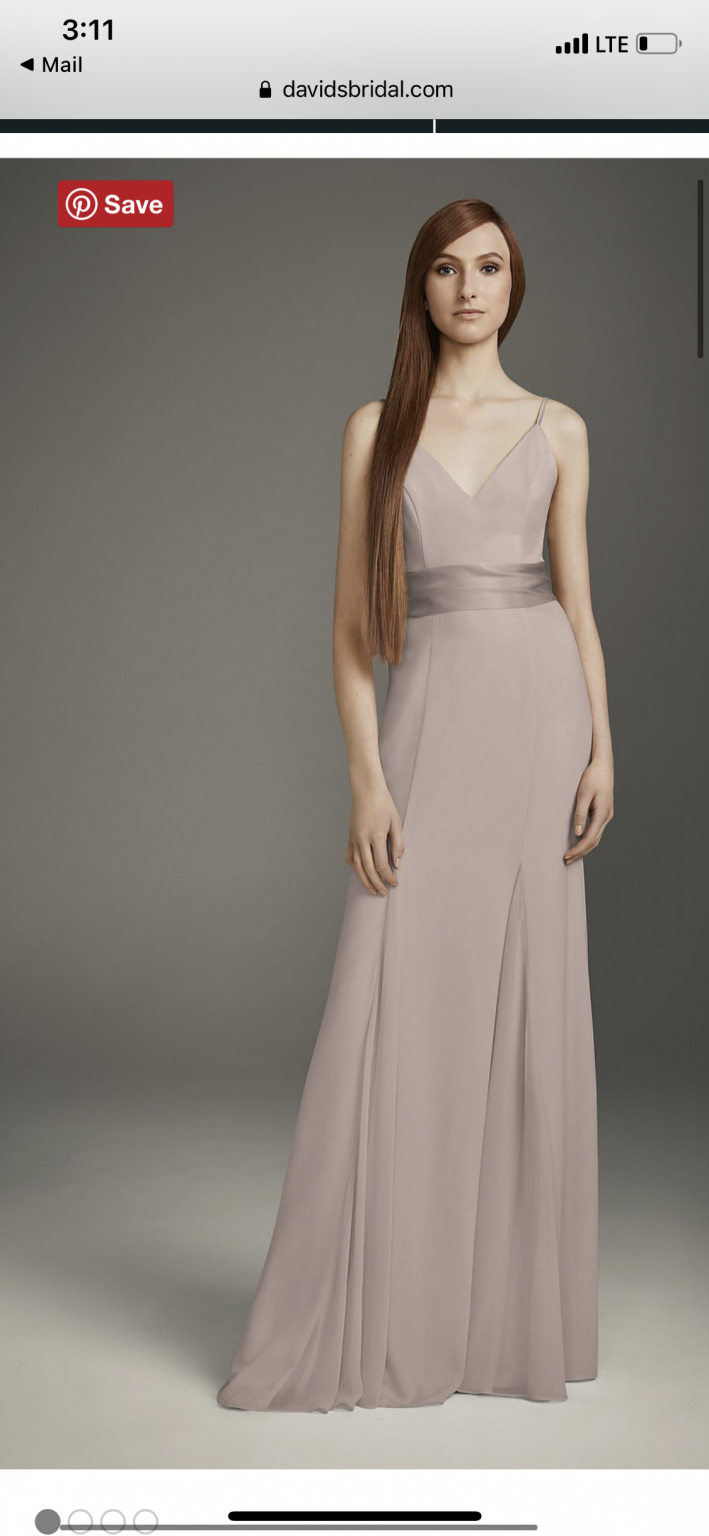 Mauve david's bridal discount