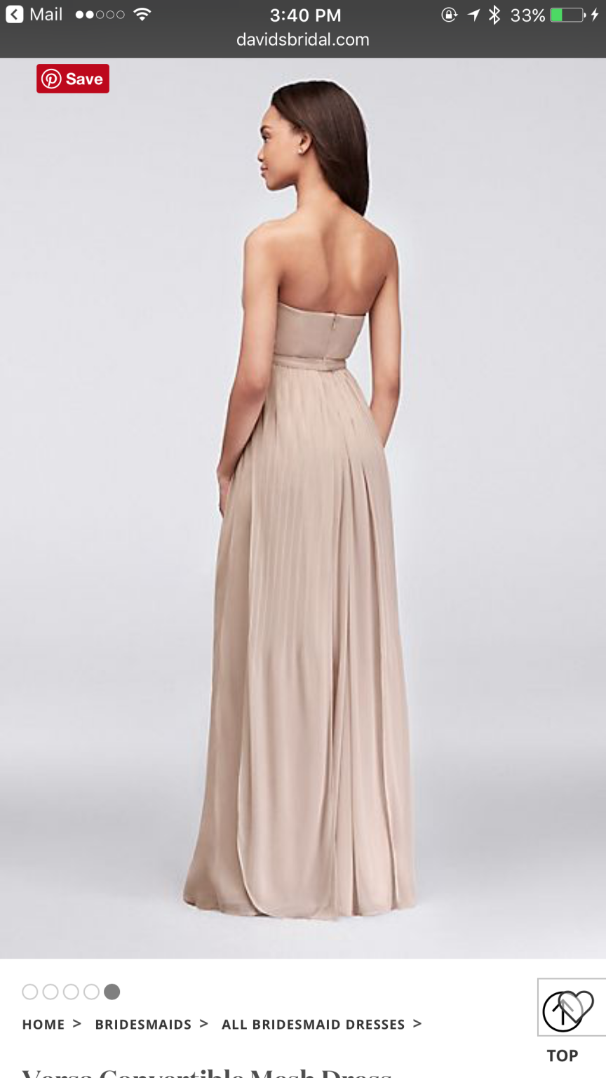 David's bridal convertible dress video best sale