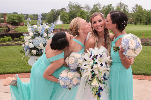 Tiffany Blue Bridesmaid Dresses David s Bridal