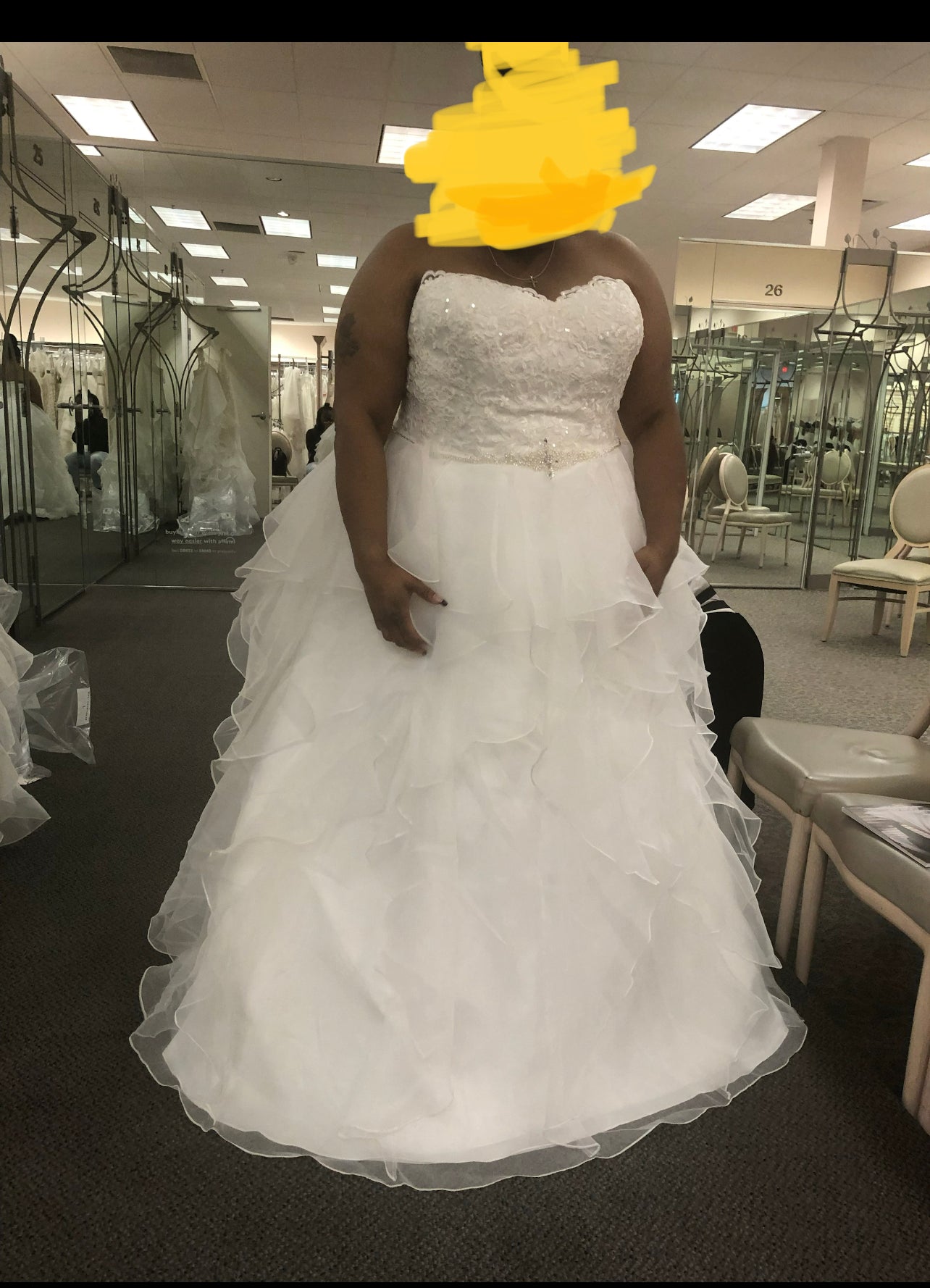 David's Bridal WG3830