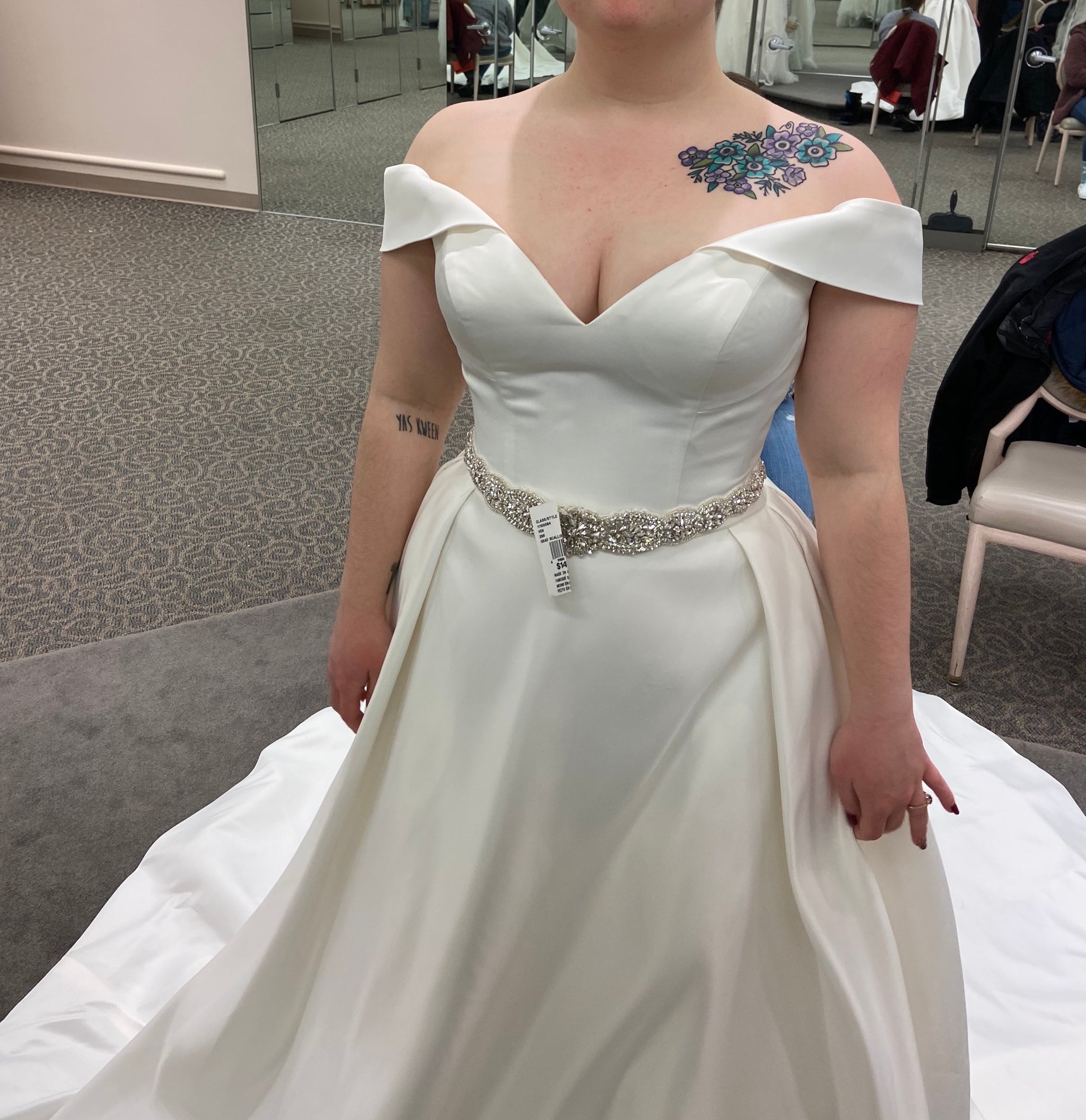 David s Bridal WG3979 Nearly Newlywed