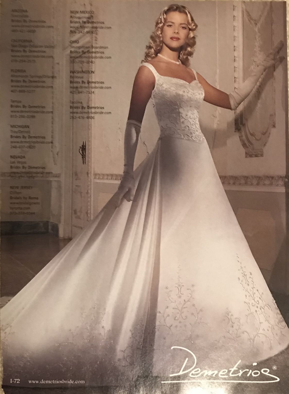 Demetrios vintage clearance wedding dress