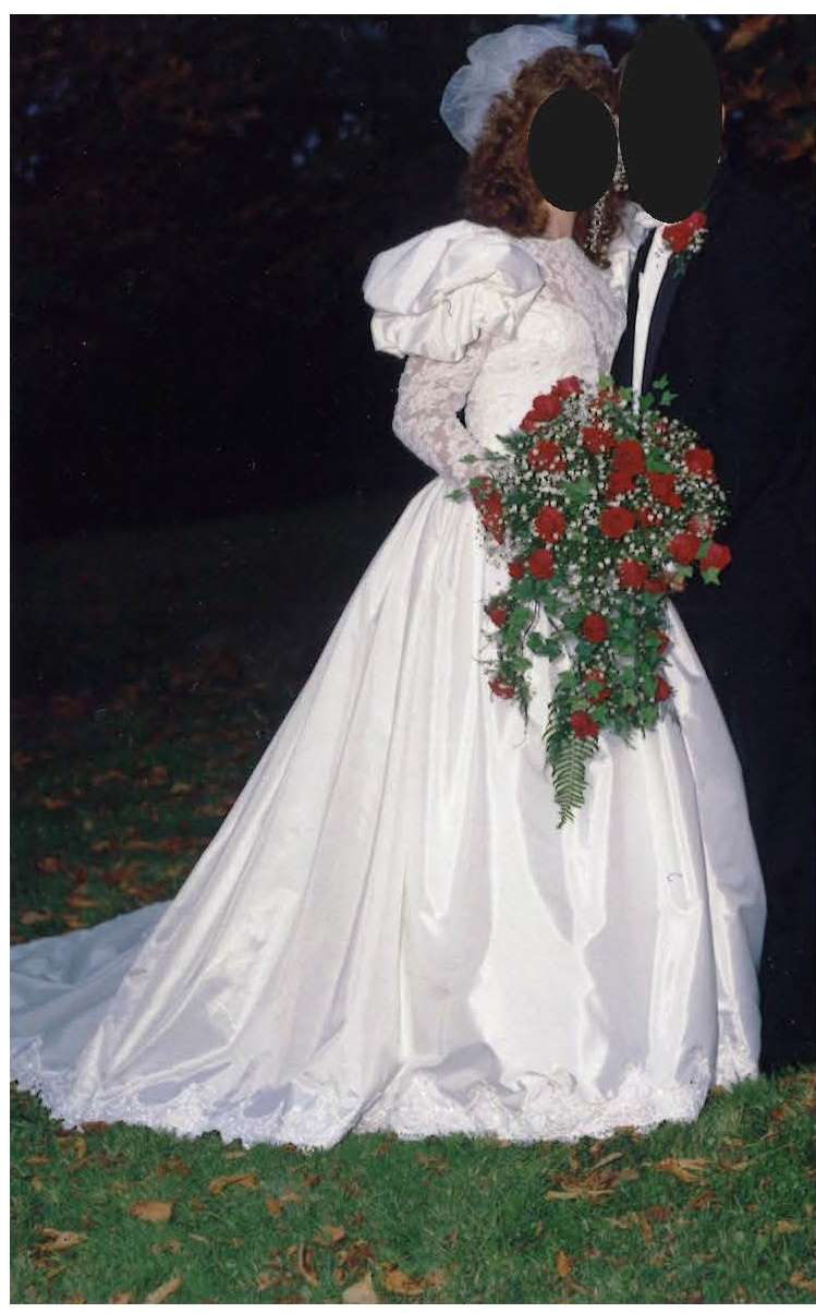 Demetrios wedding outlet dresses 1990