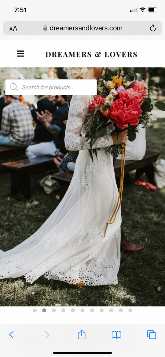 Dreamers & Lovers Lisa Lace Size 4