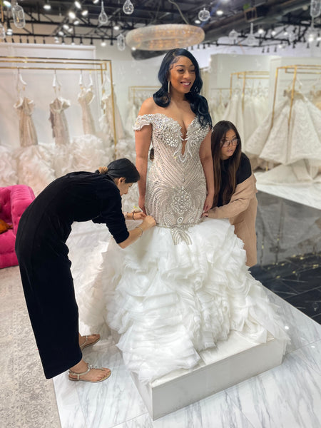 Ese azenabor wedding dress cost sale