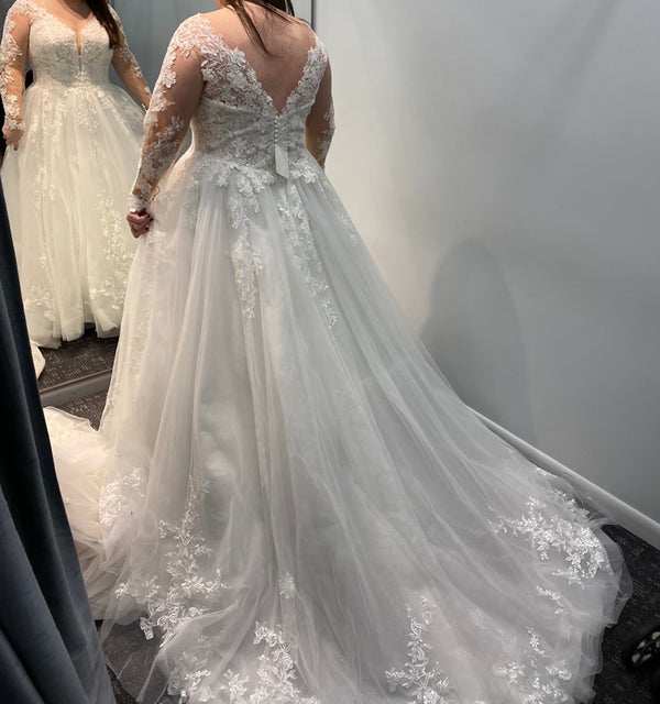 Essense Plus Size Lace Long Sleeve Dresses Essense Of Australia