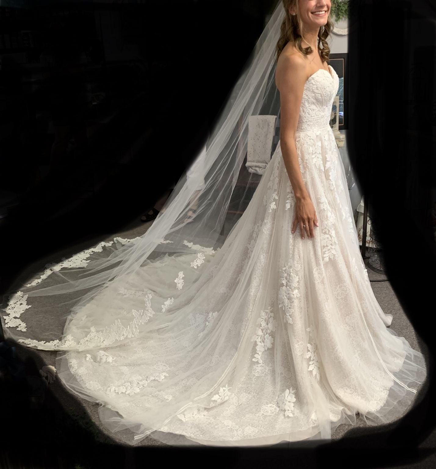 Bride Essence D2752 Essense Of Australia Strapless A-line With