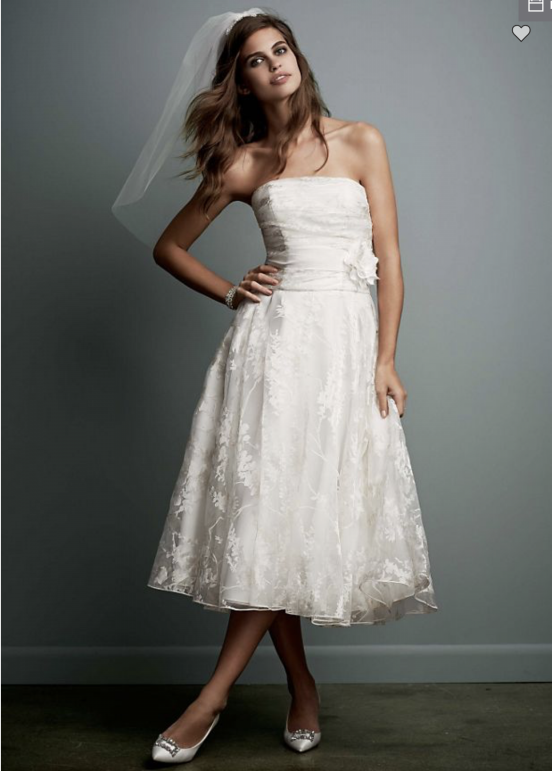 Galina Tea Length Wedding Dress