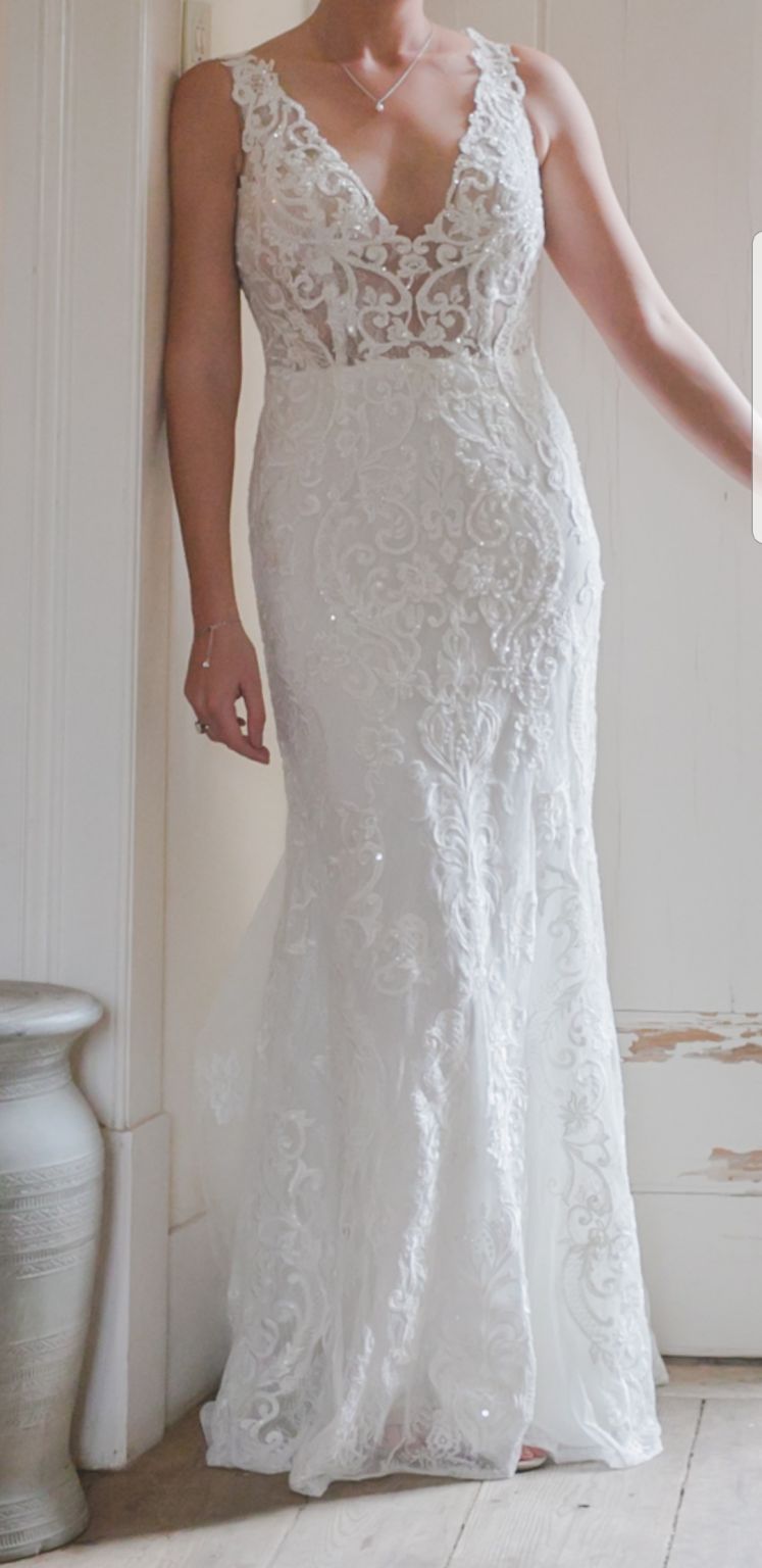 Galina Swg772 Swg772 Wedding Dress Galina Signature, Plunging