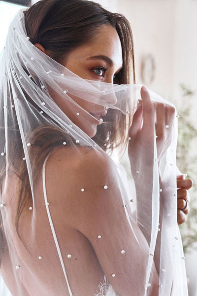 Grace Loves Lace - Not a veil girl? The PEARLY Blusher veil will