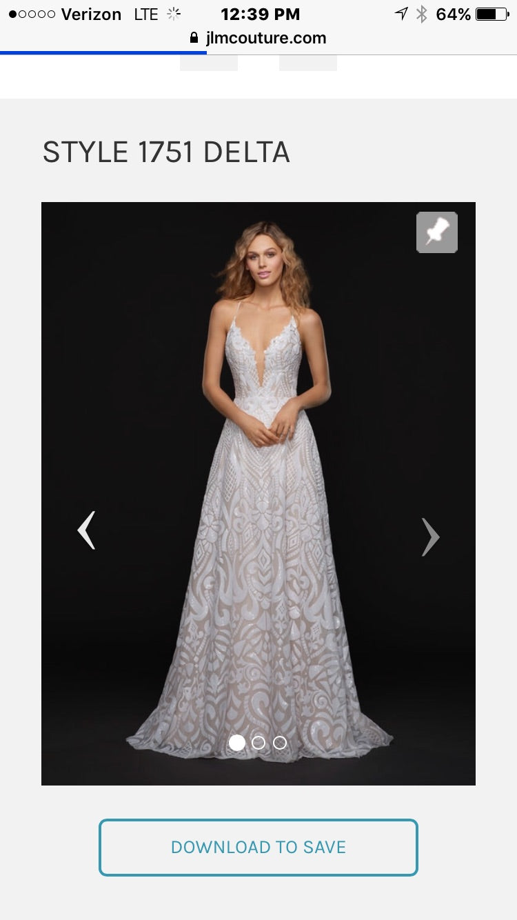 Hayley paige delta gown best sale