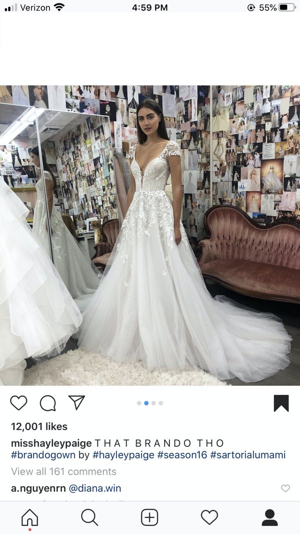 Hayley Paige STYLE 6951 BRANDO Nearly Newlywed