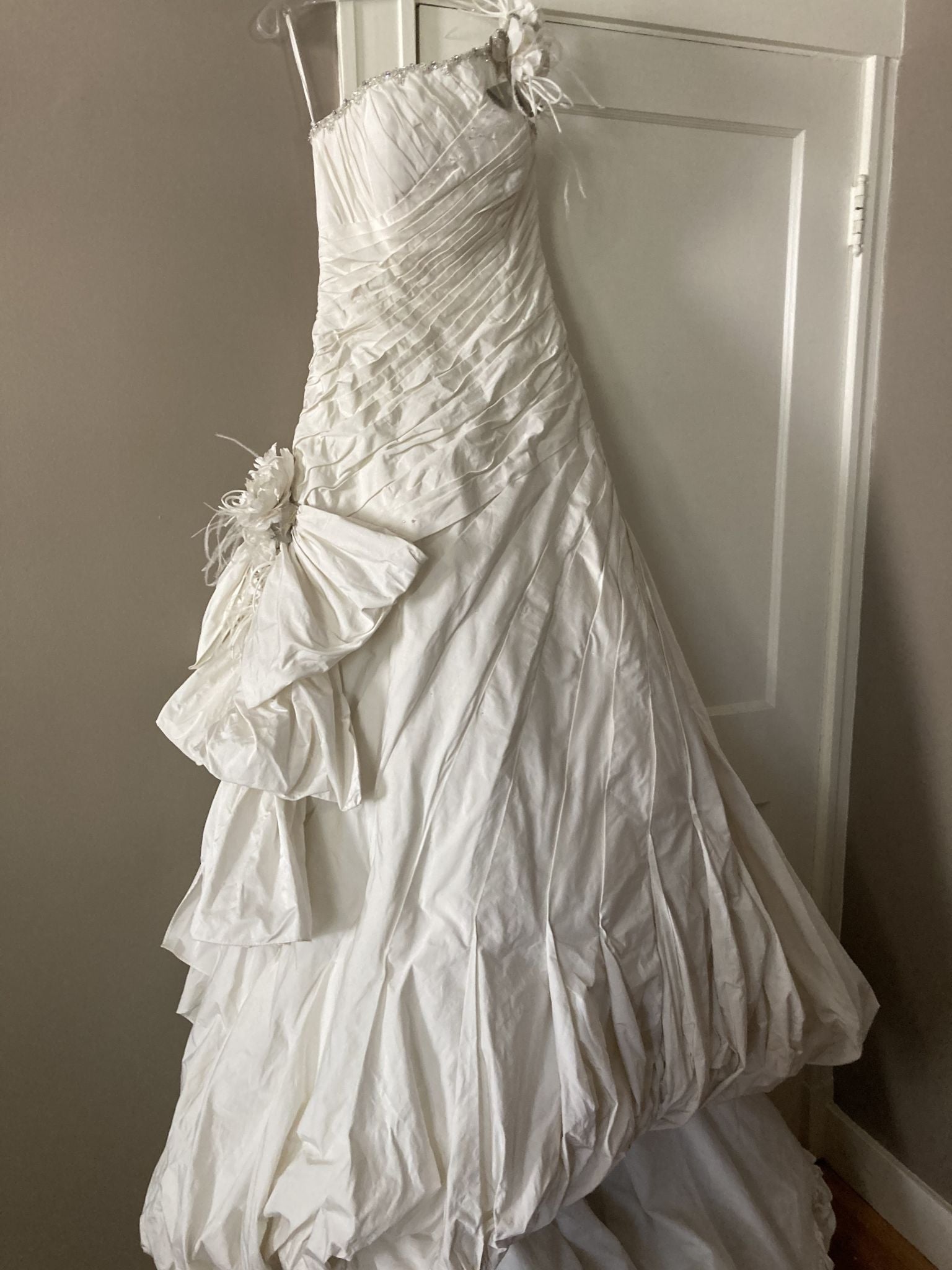 ian stuart bridesmaid dresses Maxime – Nearly Newlywed bogojune ian stuart mother of the bride Adrianna Women's Off-The-Shoulder Layered Color:Cinnamon Rose
