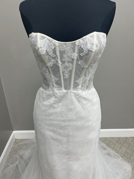 Natalia Strapless Corset Wedding Gown