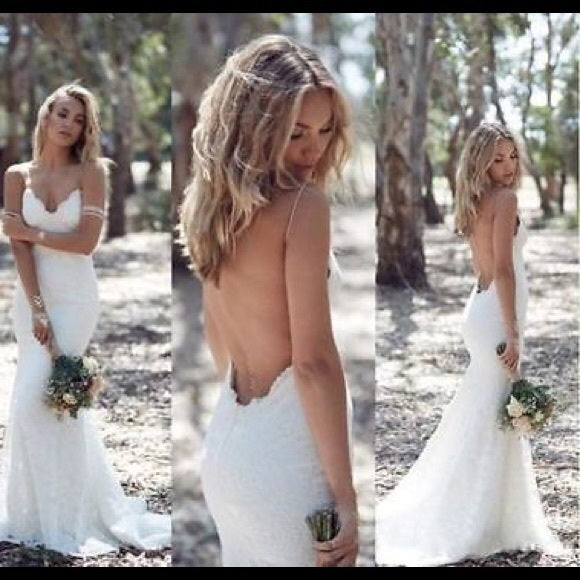 Katie May Backless Wedding Dress