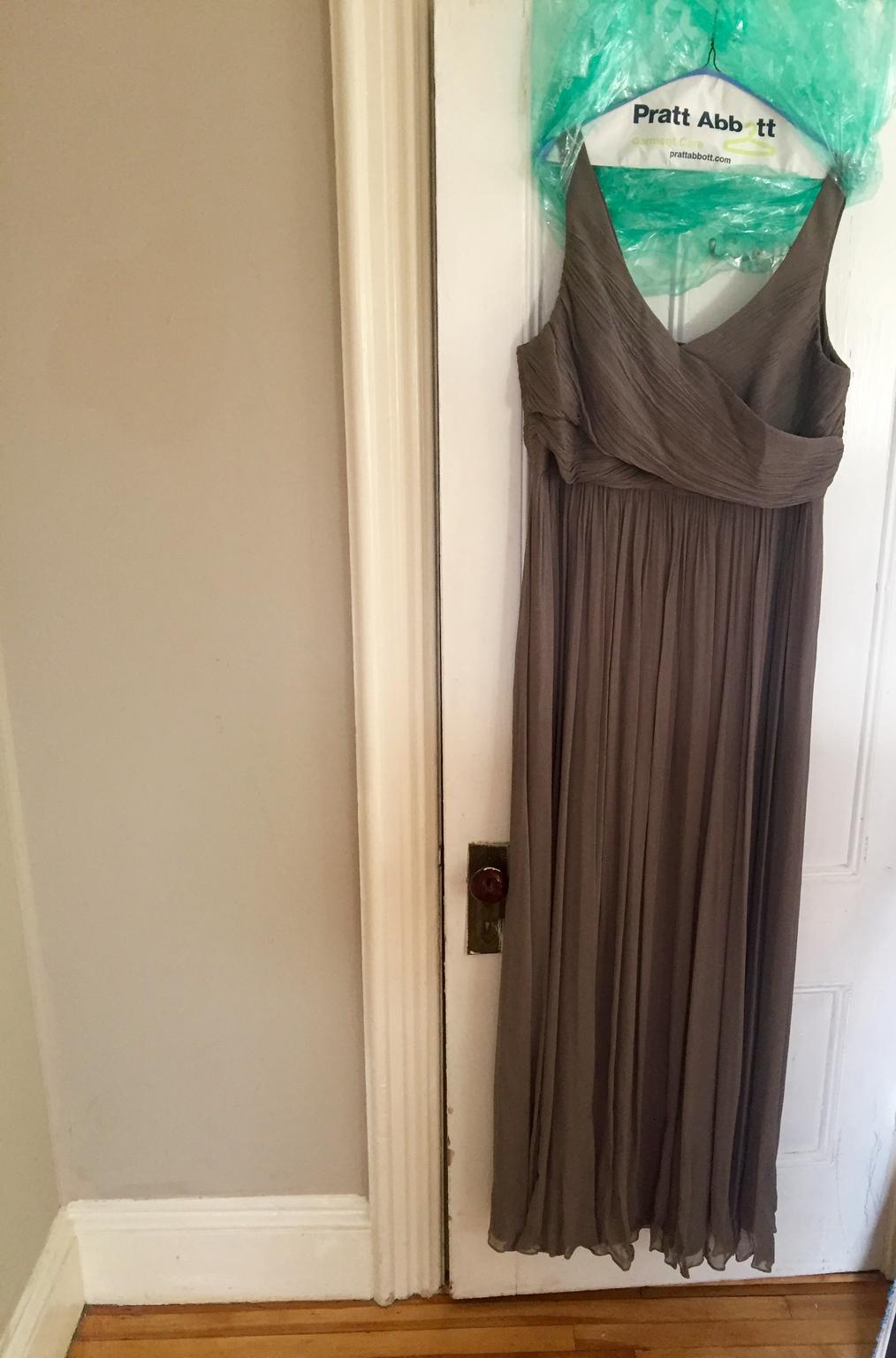 Crew Heidi long dress in silk chiffon – Nearly Newlywed