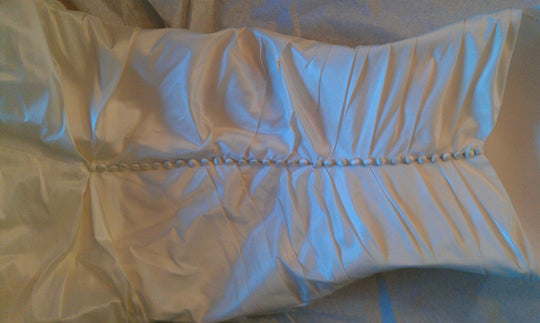 Jenny Lee Silk Taffeta Mermaid with Pickup Skirt