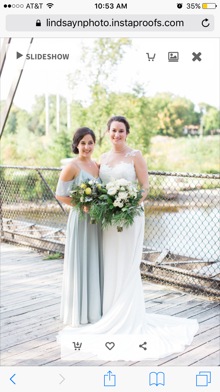 Jenny yoo sales morning mist dress