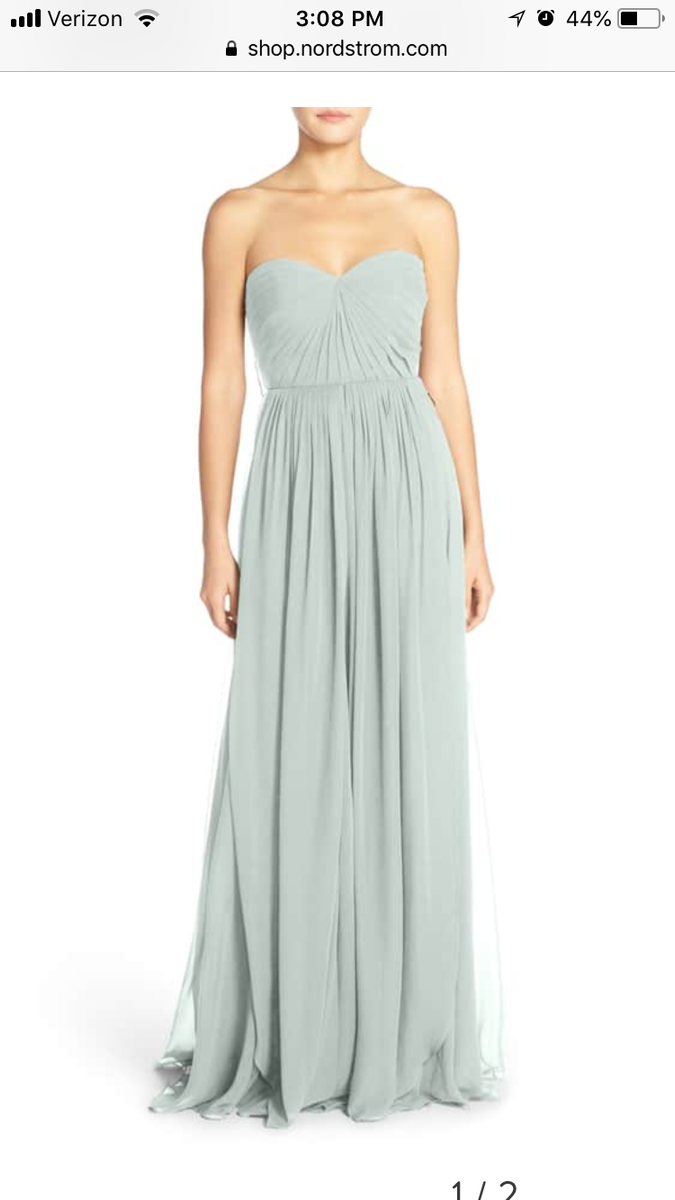 Jenny Yoo 5090364 - Mira Convertible Strapless Chiffon Gown ...