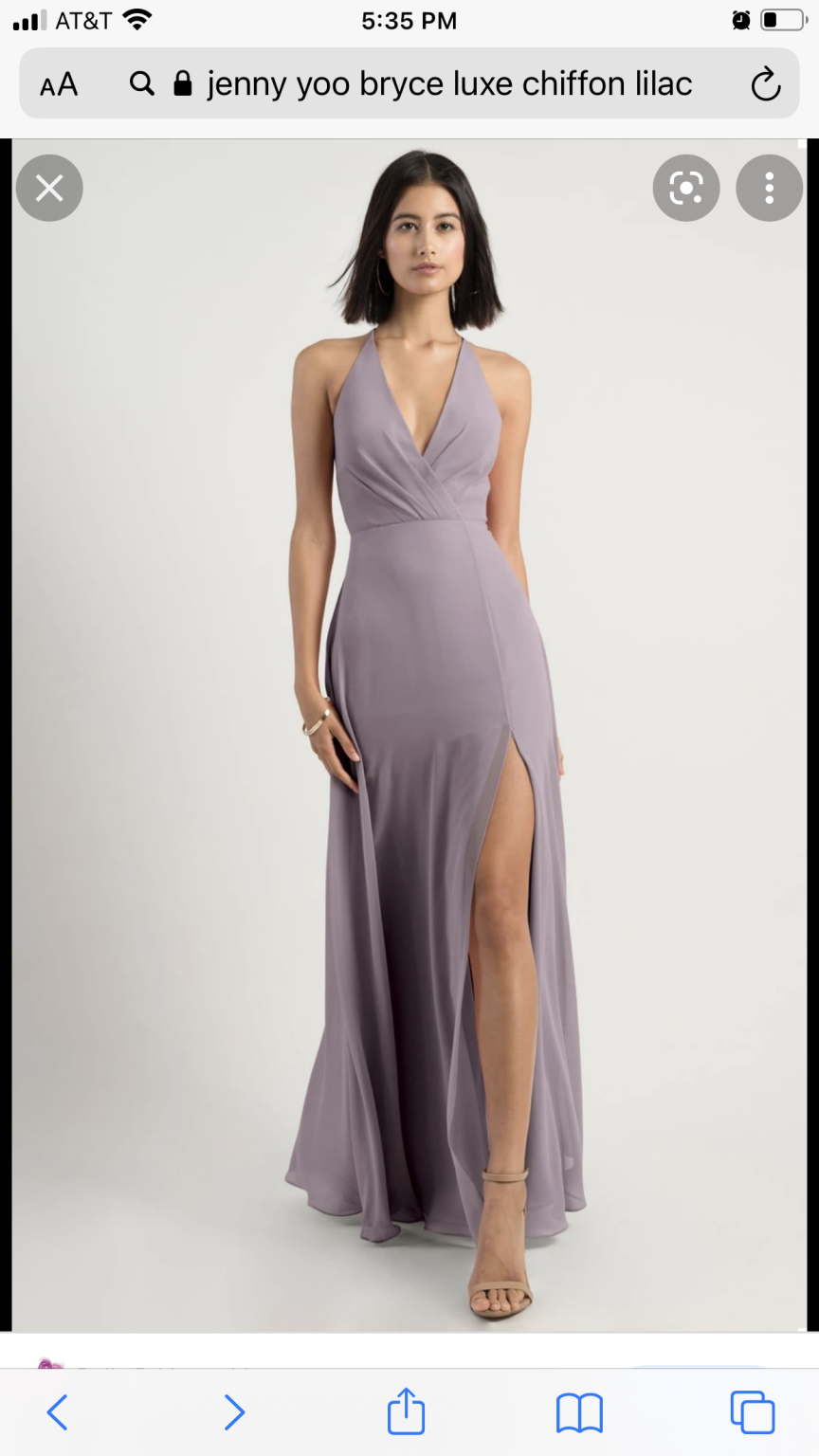 Jenny yoo 2025 luxe chiffon