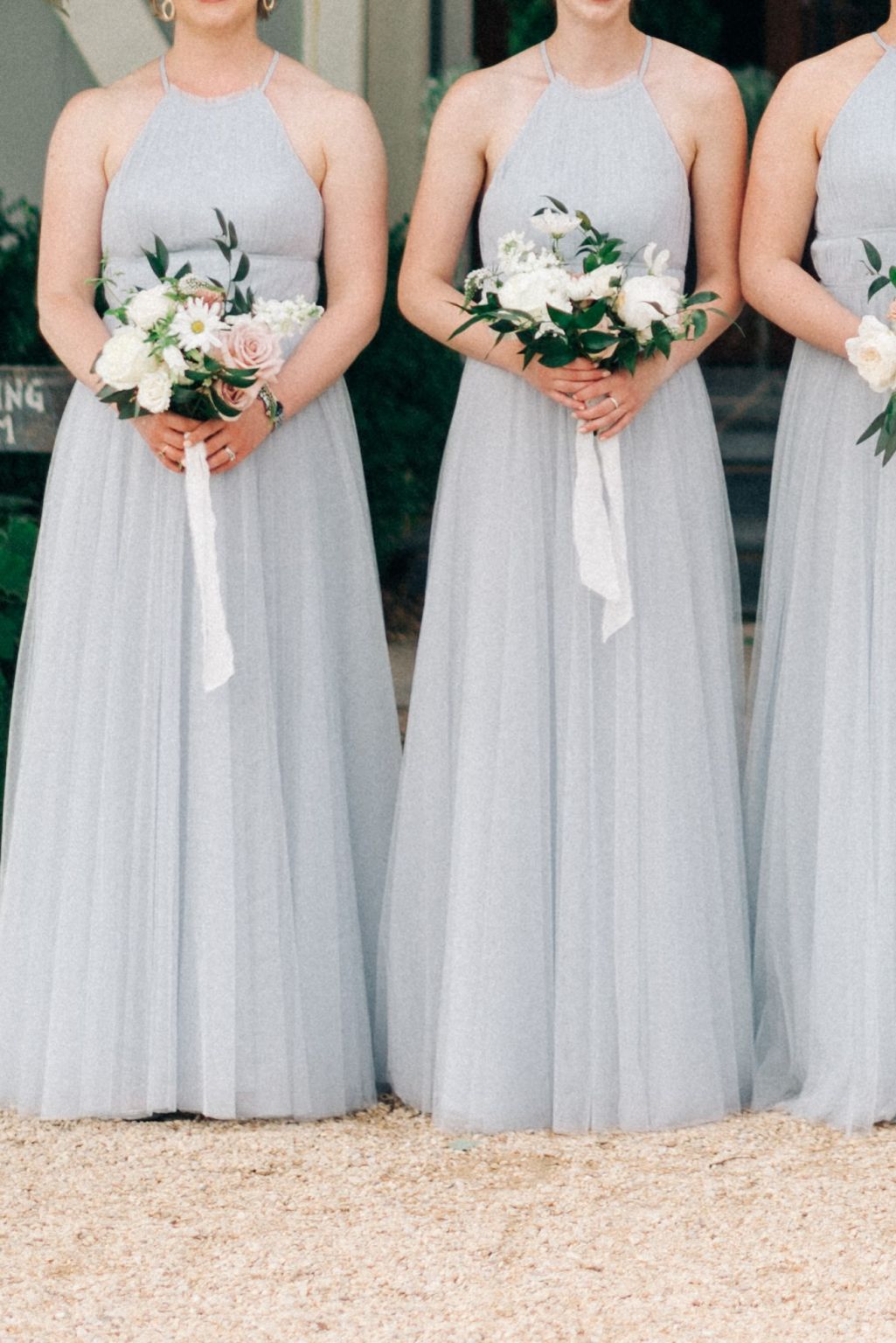 Whisper blue 2025 bridesmaid dresses