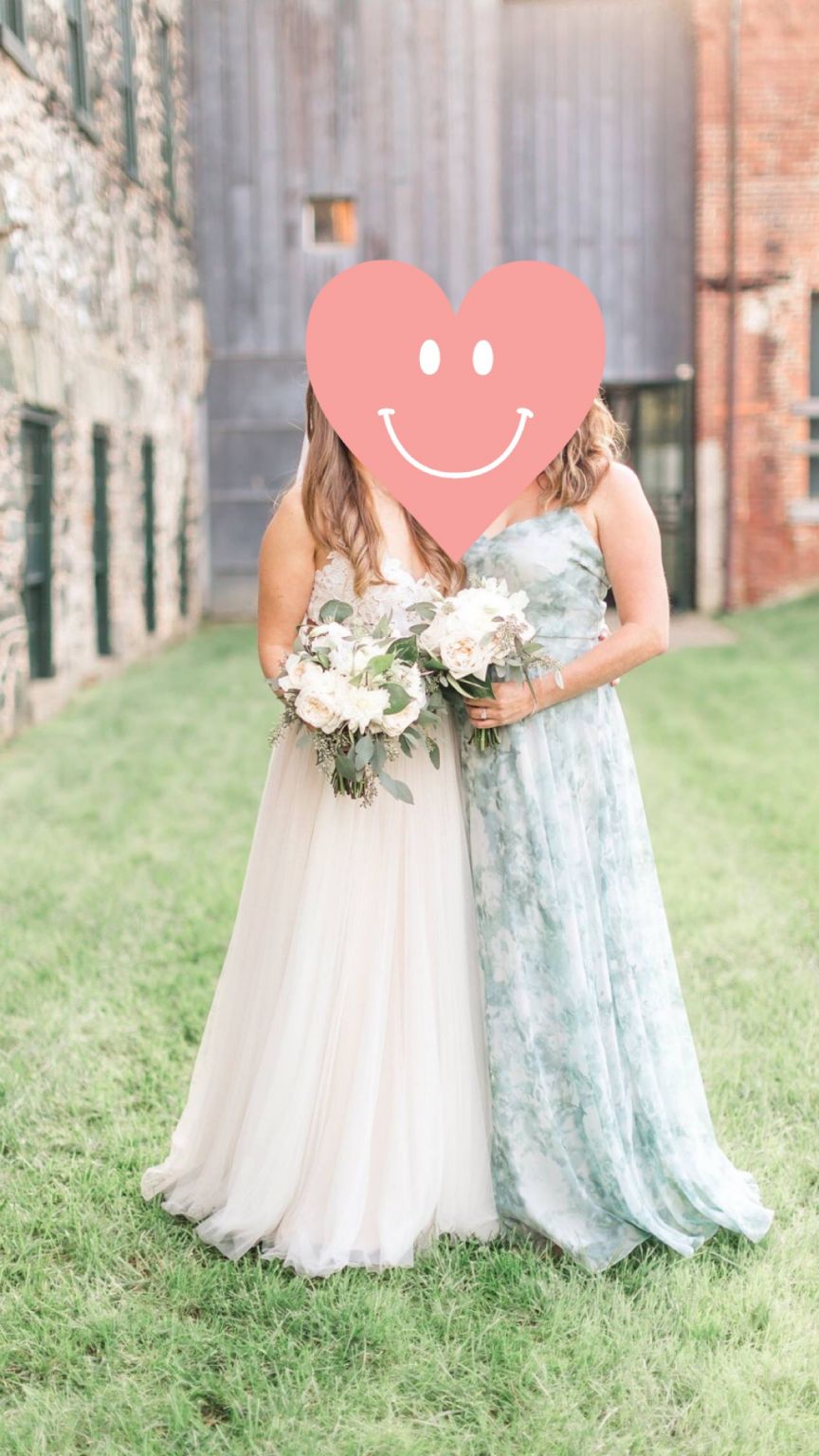 Morning mist bridesmaid dress deals