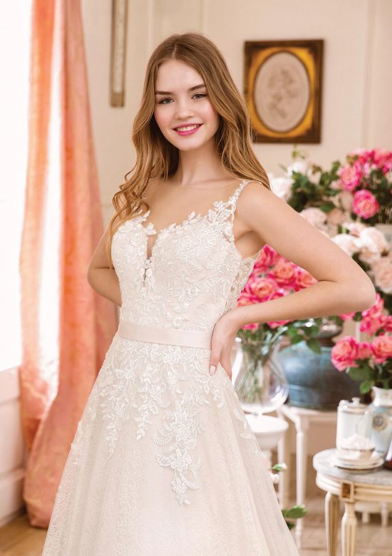 HOT Lace Blush Wedding Dresses 2018 Lace Blush Prom Dresses
