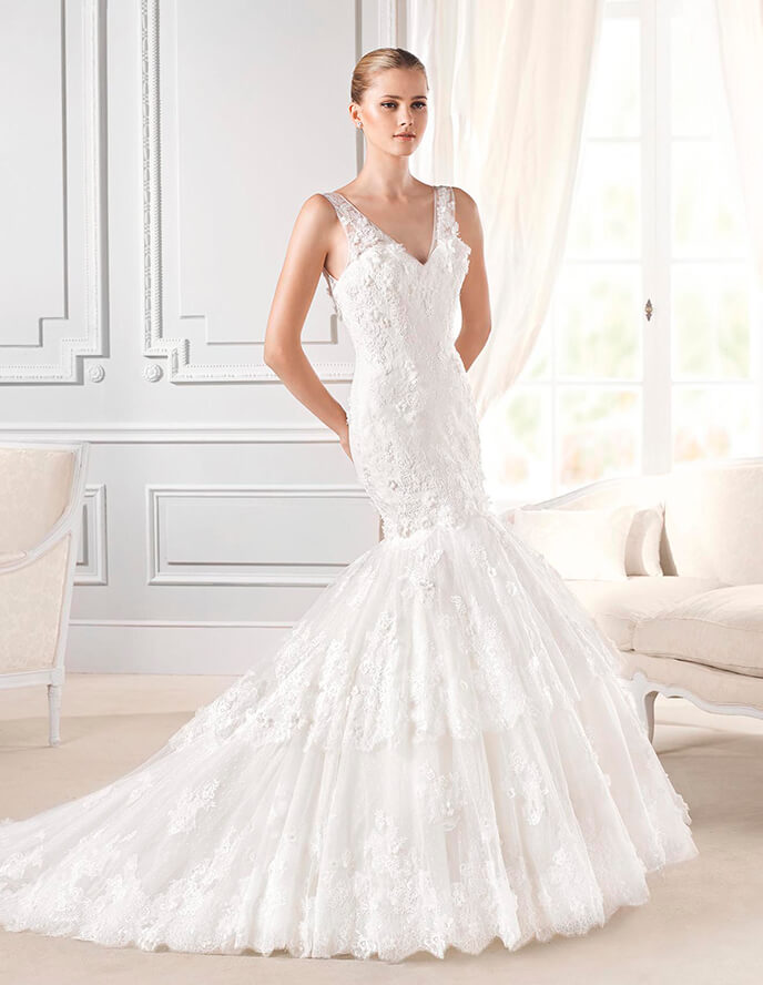 la sposa lace wedding dress Lariza