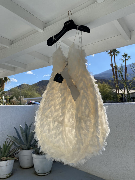 Lanvin Fil Coupé Mini Dress