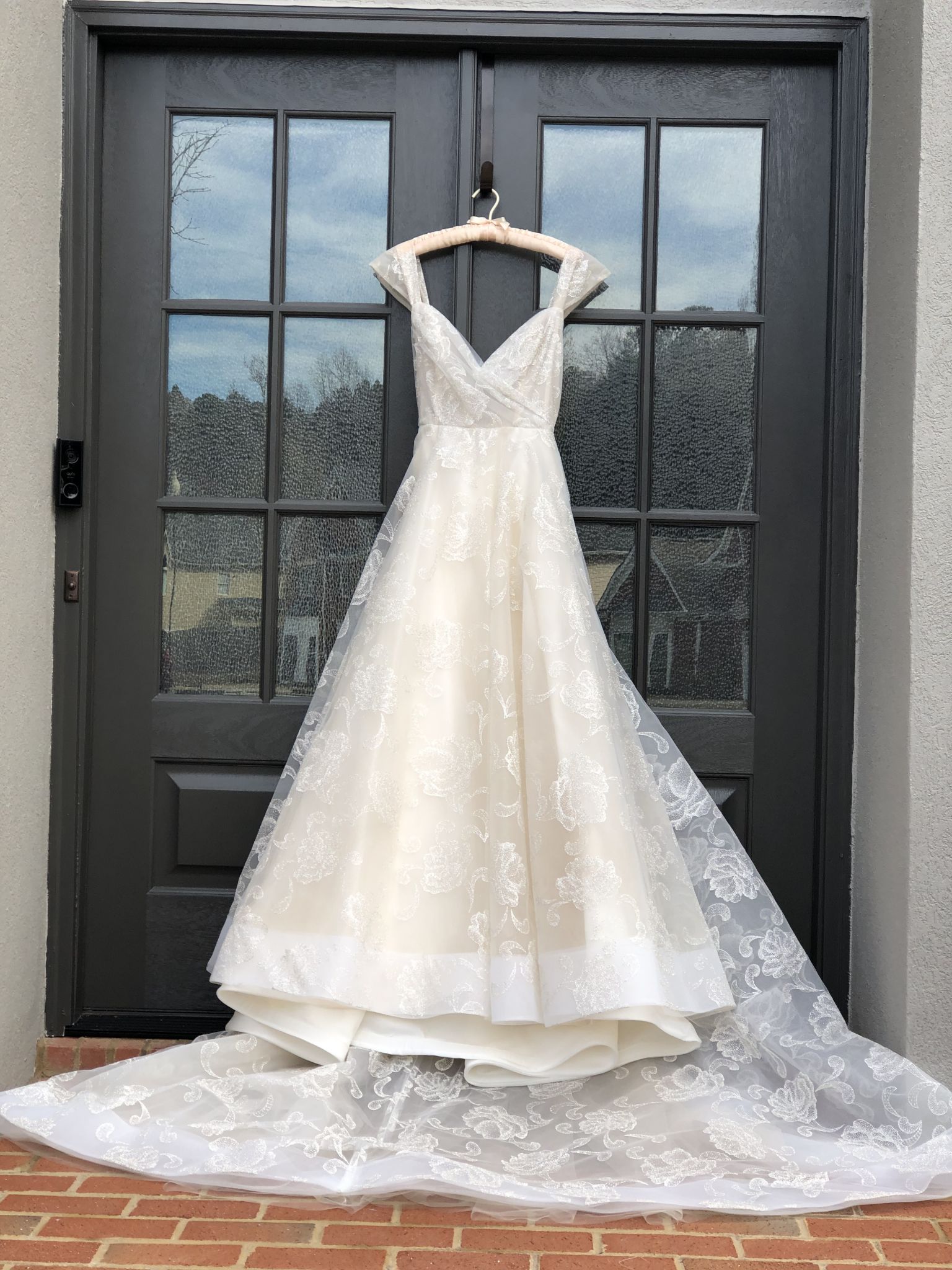 Lazaro shop emma gown