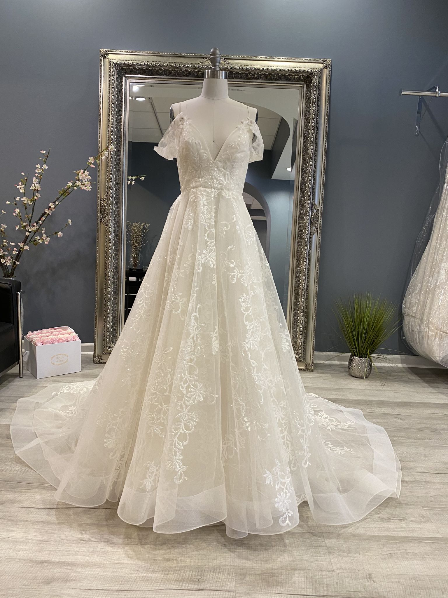 Lazaro emma gown price best sale