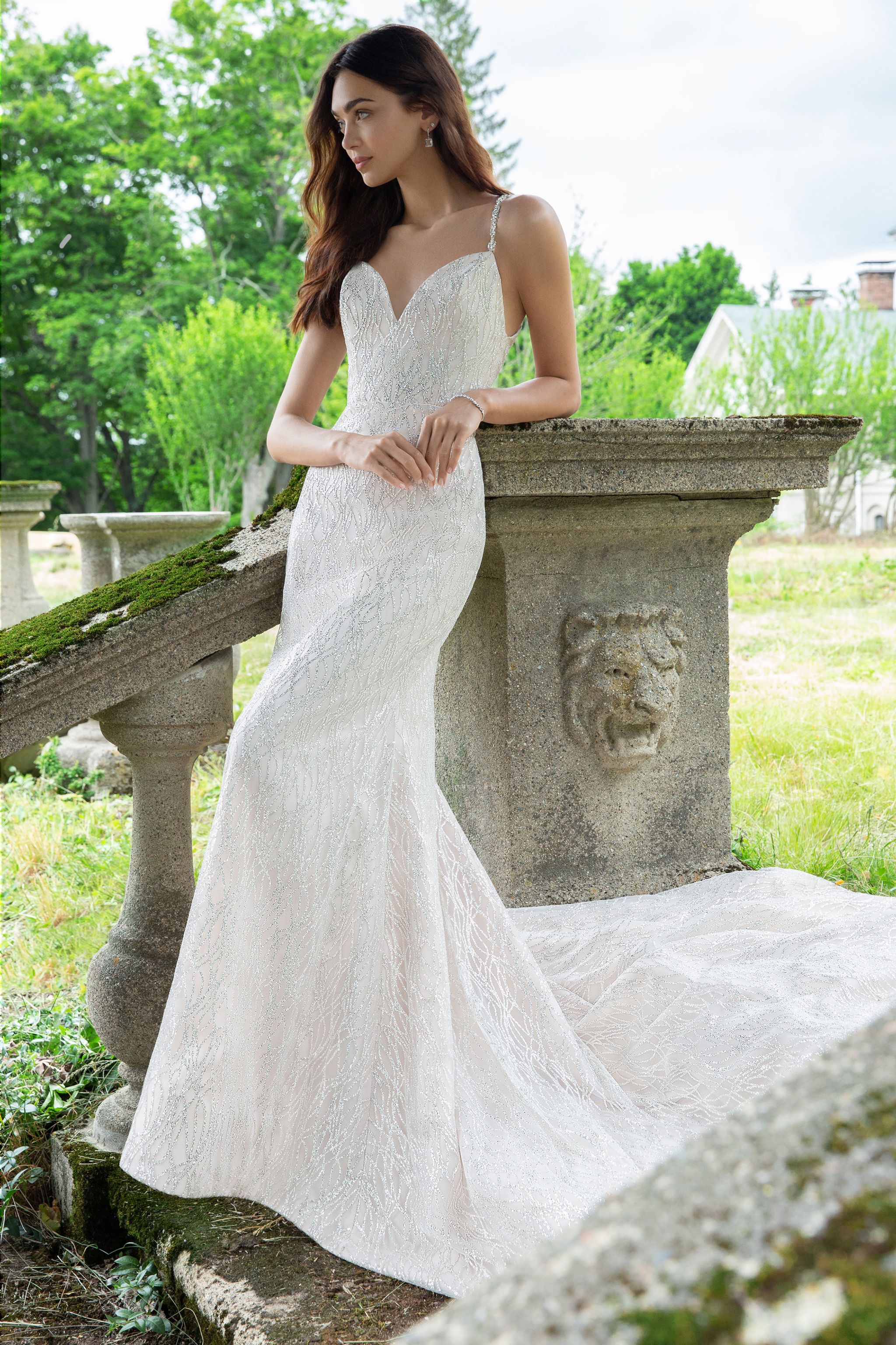 Lazaro trumpet 2024 wedding dress