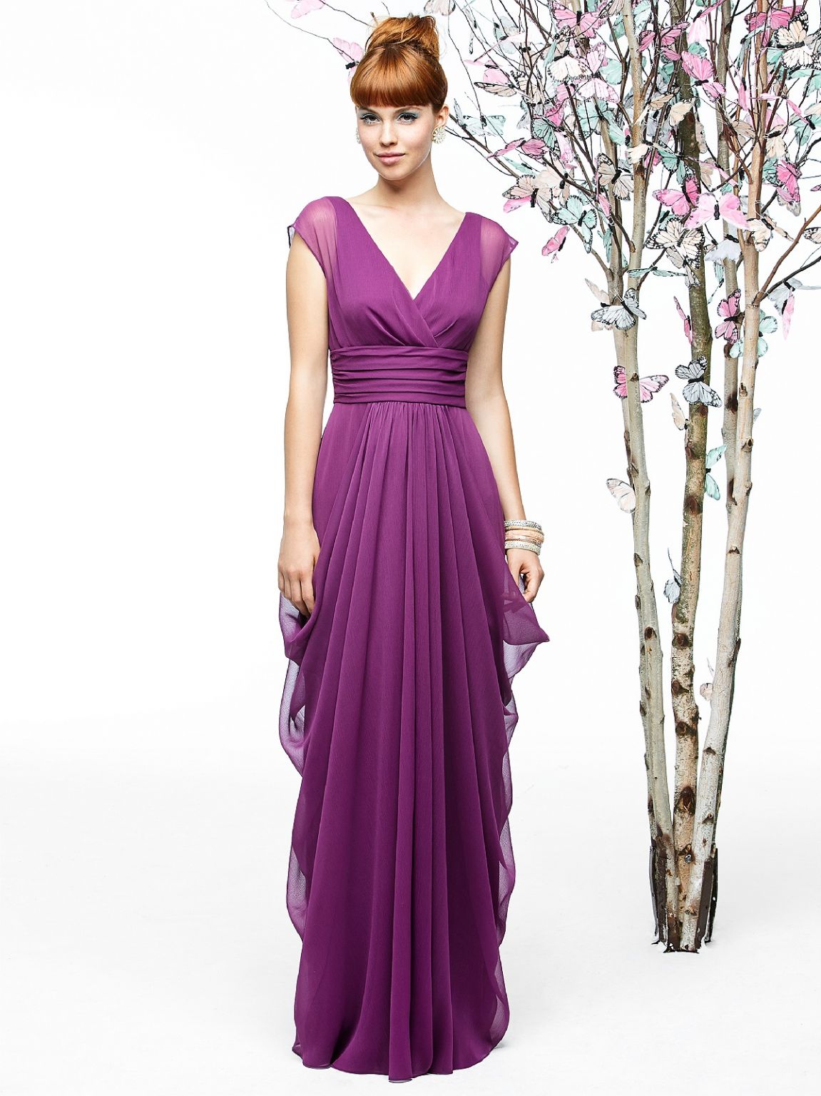 sachin and babi light blue dress Lela Rose Bridal main image 0