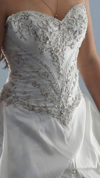 Maggie Sottero Monalisa Royale V7018 In Stock Size 10 White