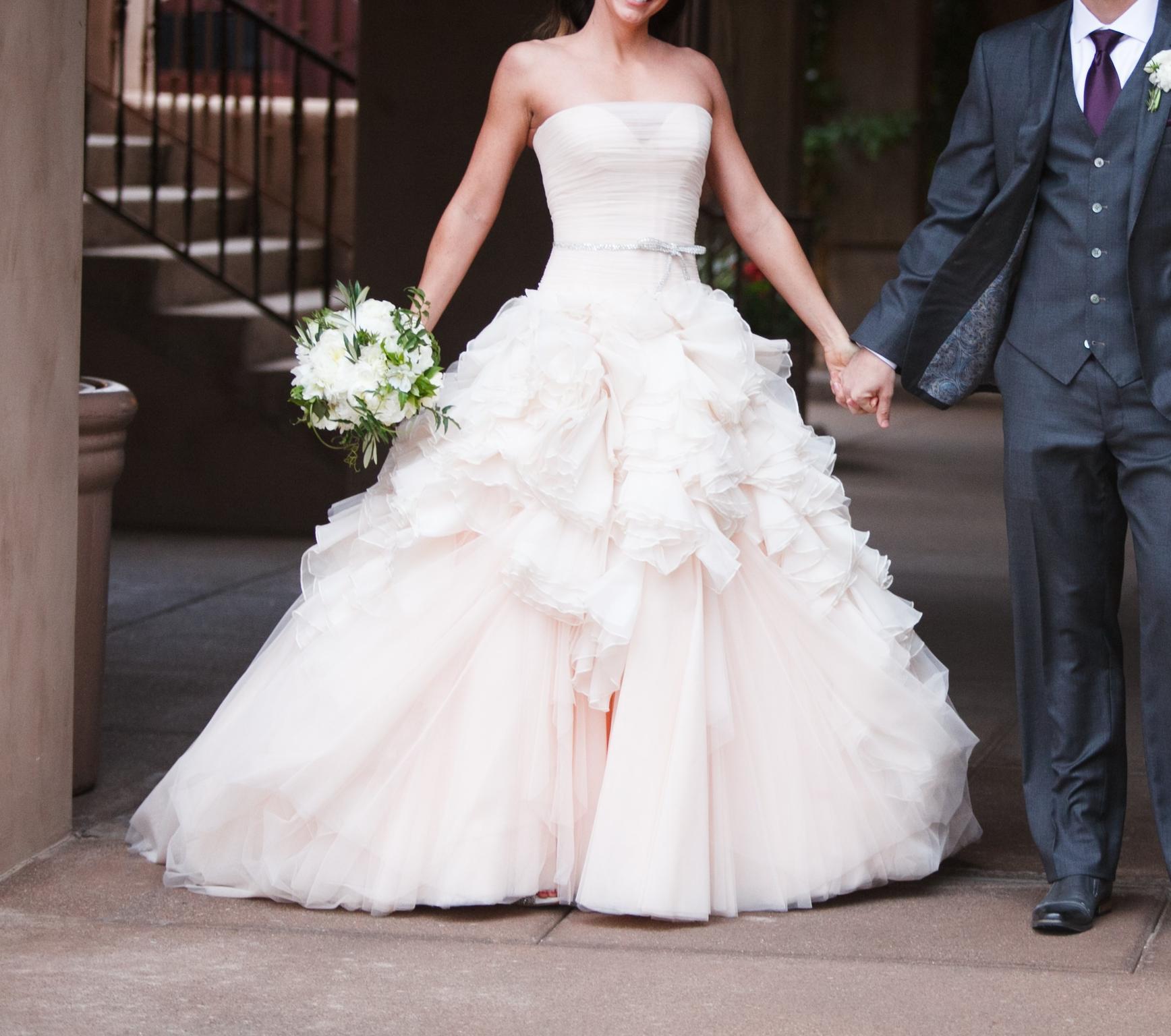 Mark zunino pink wedding dress hotsell