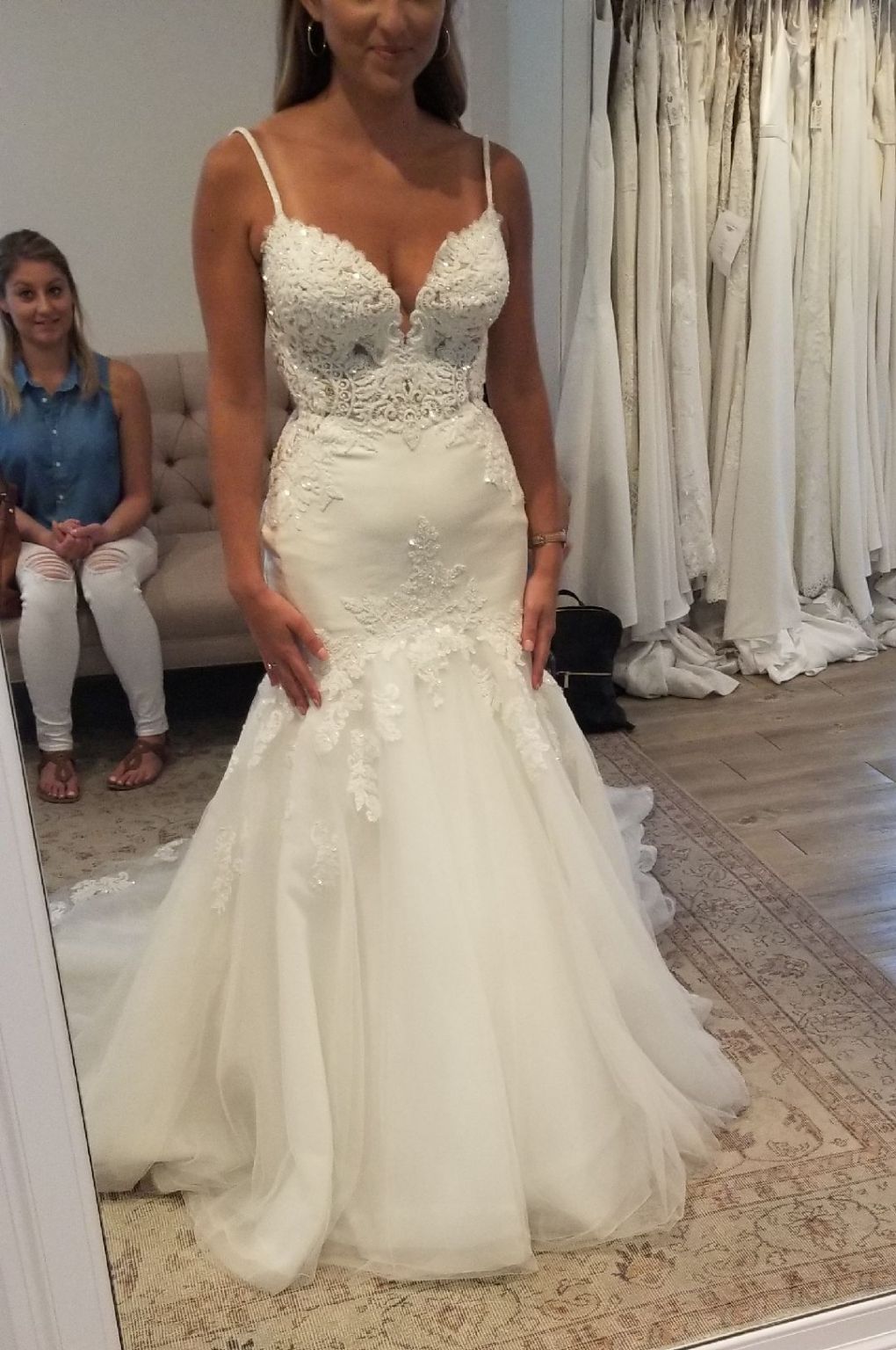 marmaid.no.1 Martina Liana Textured Mermaid Wedding Dress / 906 – Nearly