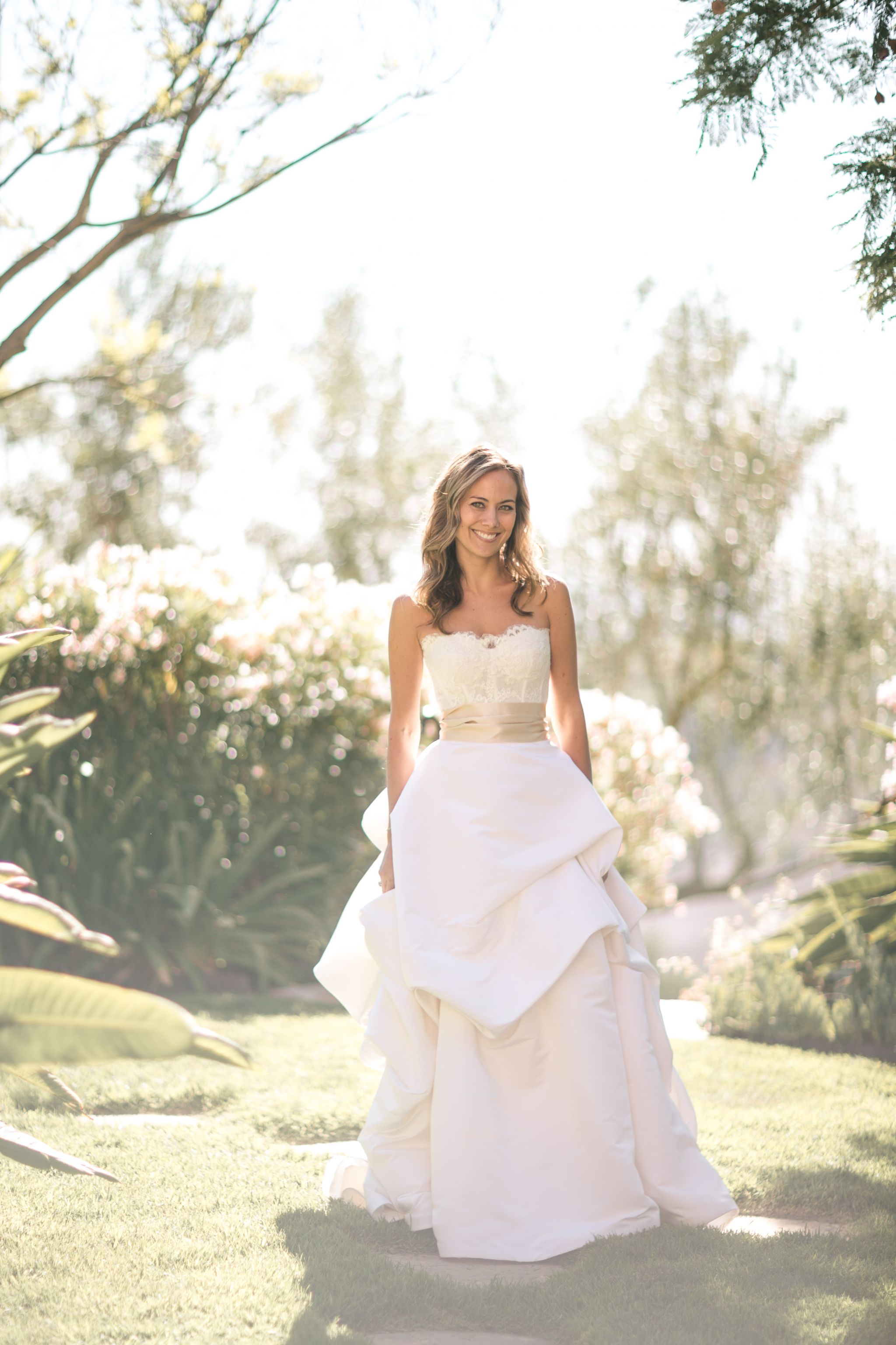 Monique Lhuillier Meringue Skirt and Augustine Corset