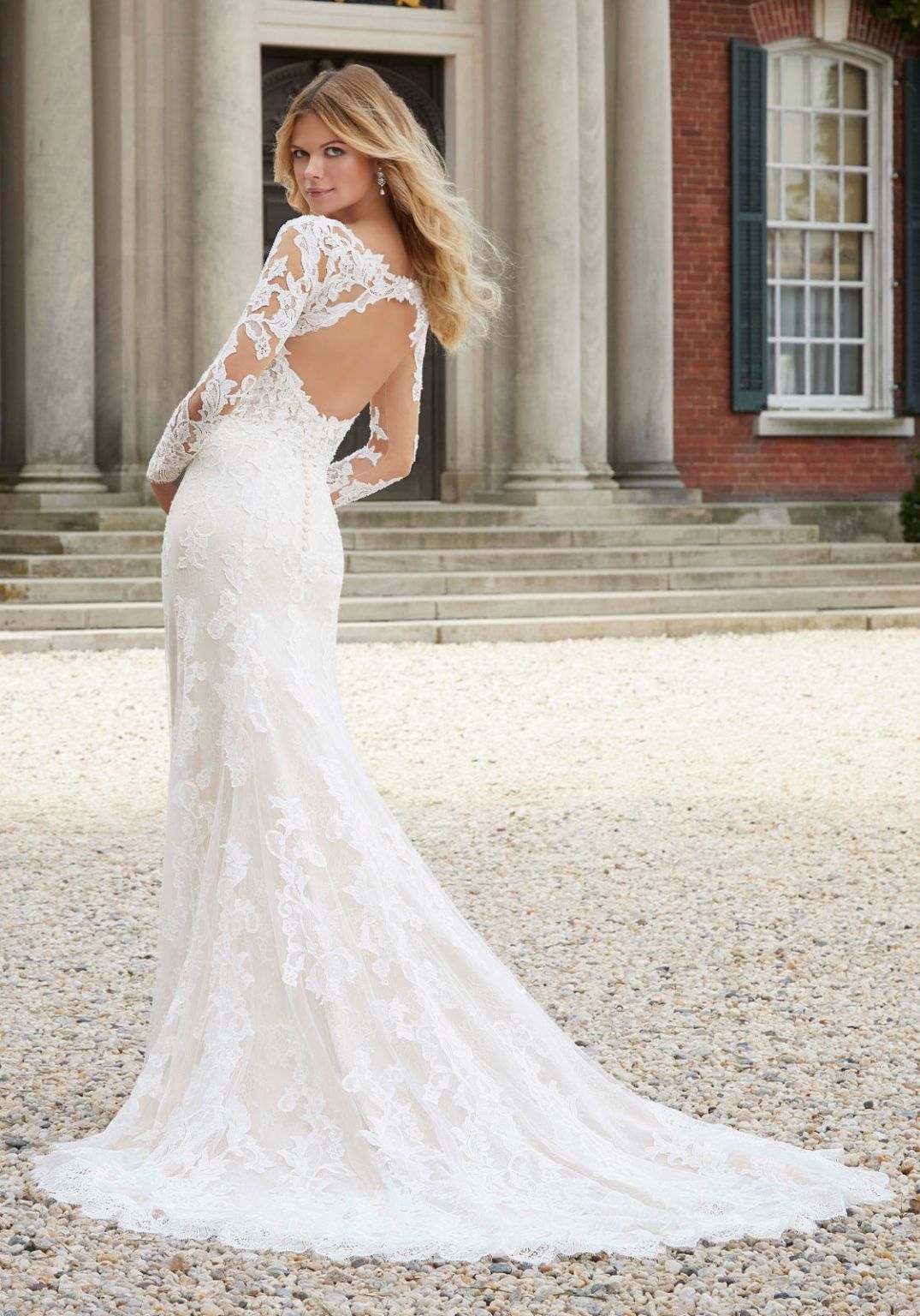 mori lee long sleeve wedding dress Mori Lee 2022 Pearlina