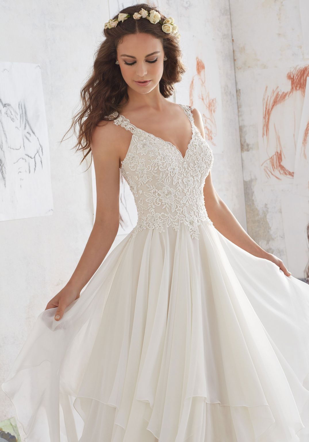 Mori Lee 5512 Nearly Newlywed