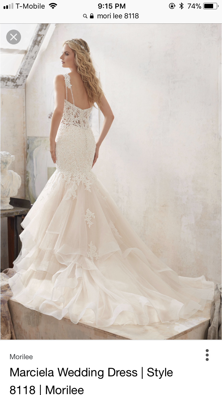 Mori Lee 8118 Nearly Newlywed