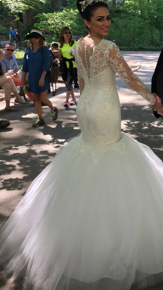 No Ordinary Bride Custom made Mbridal wedding dress