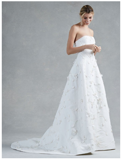 Oscar de la renta wedding dress sample sale best sale