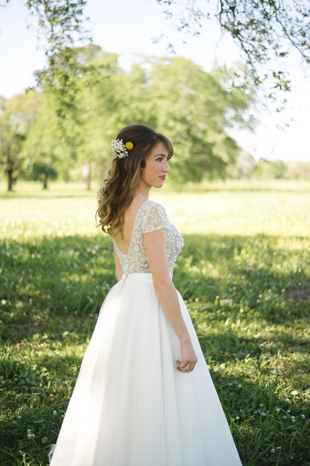 Local New Orleans designer Yvonne LaFleur Formal hotsell gown with shawl