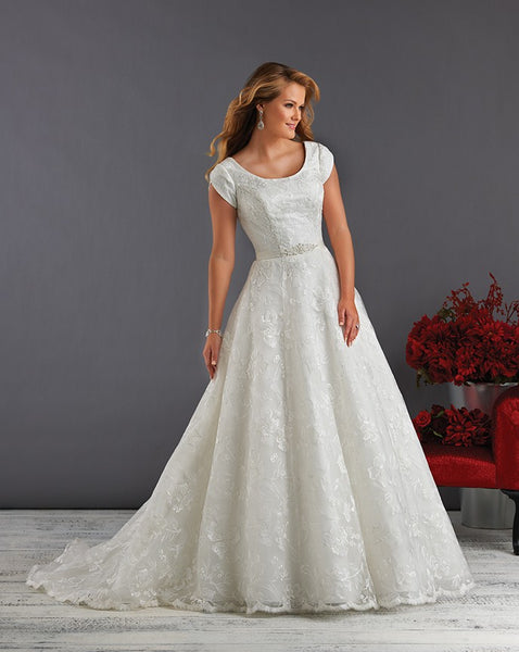 Bonny Bridal Unforgettable Style 1404 Preowned Wedding Dress Save