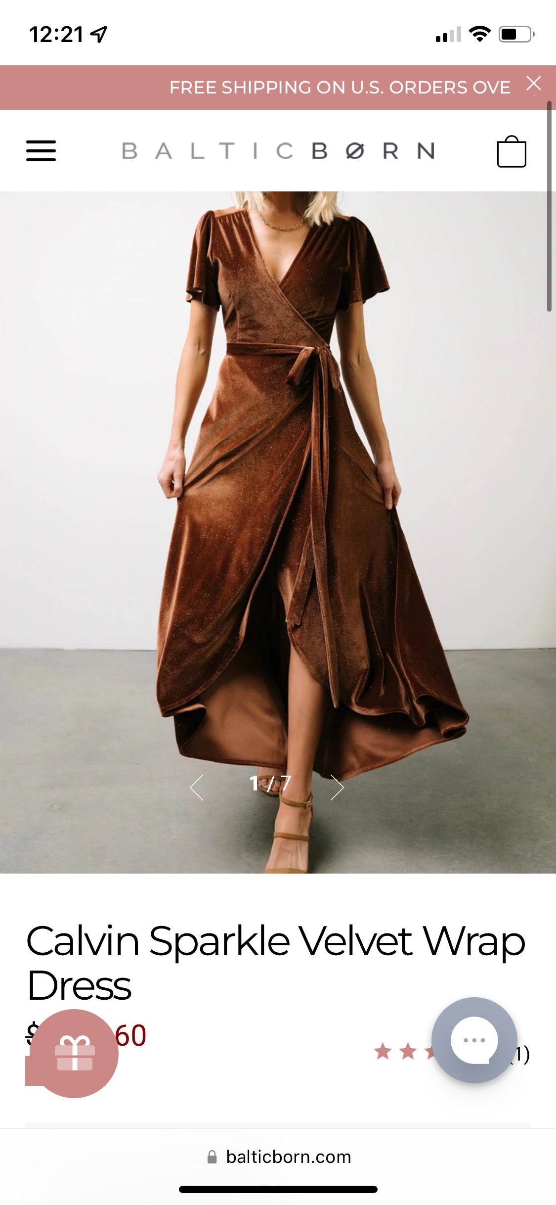 Short Sleeve Wayf Velvet Wrap Dress Other Calvin Sparkle Velvet